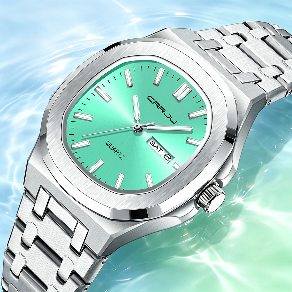 Luxury Watch Top 10 - Reloj de cuarzo para hombre CRRJU