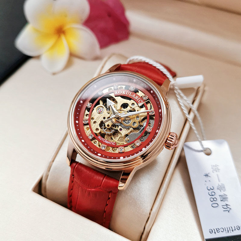 Reloj mecánico totalmente auto - Luxury Watch Gift For Her reseña y precio