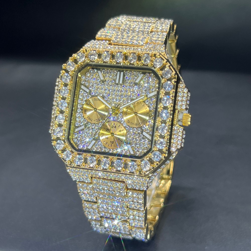 MISSFOX reloj de lujo con diam - Luxury Watch Iceberg reseña y precio